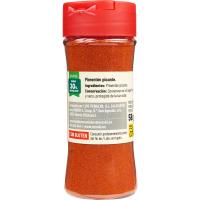 Pimentón picante EROSKI, frasco 58 g