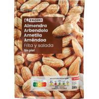 Almendra repelada frita EROSKI, bolsa 200 g