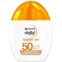 Fluido facial solar con color super V SPF50 DELIAL, bote 40 ml