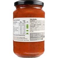 Salsa basilico EROSKI, frasco 350 g
