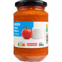 Salsa ricotta EROSKI, frasco 350 g