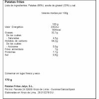 Patatas fritas JALYS, bolsa 170 g