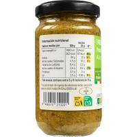 Pesto genovese EROSKI, frasco 190 g