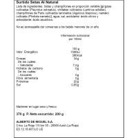 Surtido de setas al natural EMPERATRIZ, frasco 200 g