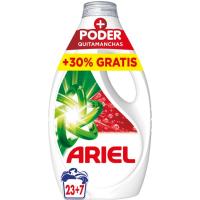 Detergente gel ARIEL EXTRA PODER, garrafa 23+7 dosis