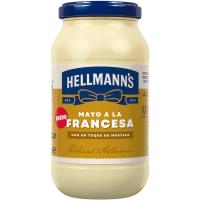 Mayonesa a la francesa HELLMANNS, frasco 340 ml