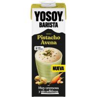 Bebida de avena barista con sabor a pistacho YOSOY, brik 1 litro Bebida de avena barista con sabor a pistacho YOSOY, brik 1 litro