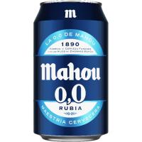 Cerveza 0,0 MAHOU, lata 33 cl