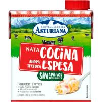 Nata para cocinar textura espesa ASTURIANA, brik 500 ml