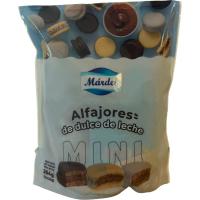 Mini alfajores mixto MARDEL, bolsa 264 g