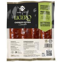 Chorizo extra curado ligero TORRE DE NUÑEZ, sobre 280 g