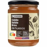 Caldo de huesos EROSKI, frasco 400 ml