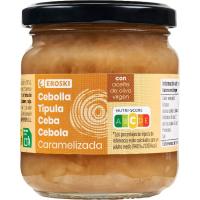 Cebolla caramelizada EROSKI, frasco 210 g Cebolla caramelizada EROSKI, frasco 210 g