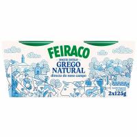 Yogur griego natural FEIRACO, tarrina 250 g Yogur griego natural FEIRACO, tarrina 250 g