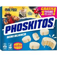 Mini bizcochitos de choco blanco PHOSKITOS, 8 uds, caja 140 g