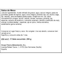 Salsa gottan YBARRA, bocabajo 250 ml