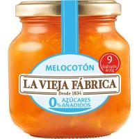 Mermelada de melocotón 0% azúcar LA VIEJA FABRICA, frasco 245 g