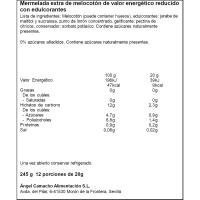 Mermelada de melocotón 0% azúcar LA VIEJA FABRICA, frasco 245 g