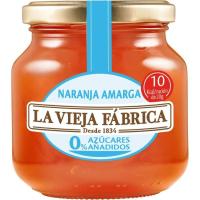 Mermelada de naranja 0% azúcar LA VIEJA FABRICA, frasco 255 g