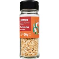 Cebolla troceada para sazonar EROSKI, frasco 30 g