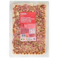 Pizza de jamón y queso rectangular EROSKI, 1 ud, 750 g