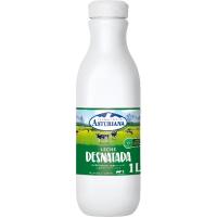 Leche desnatada ASTURIANA, botella 1 litro