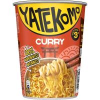 Fideos orientales variedad curry YATEKOMO, cup 60 g