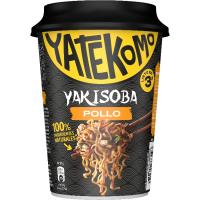 Fideos orientales yakisoba variedad pollo YATEKOMO, cup 93 g