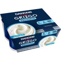 Postre estilo griego proteína natural DANONE, pack 4x110 g Postre estilo griego proteína natural DANONE, pack 4x110 g