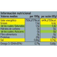 Bonito en aceite de oliva EROSKI, lata 266 g