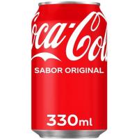 Refresco de cola COCA COLA, lata 33 cl