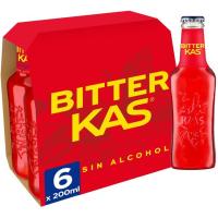 Bebida refrescante BITTER KAS, pack 6x20 cl