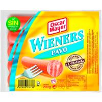 Salchichas de pavo OSCAR MAYER TODO AVE, sobre 200 g