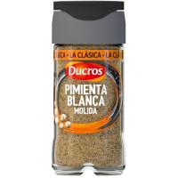 Pimienta blanca molida DUCROS, frasco 40 g