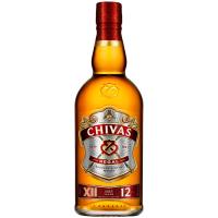 Whisky 12 años CHIVAS REGAL, botella 70 cl