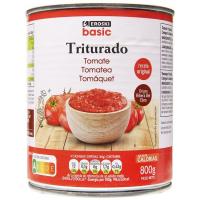 Tomate triturado EROSKI basic, lata 800 g