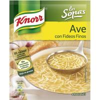 Sopa de ave con fideos KNORR, sobre 61 g