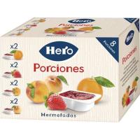 Confituras HERO, porciones pack 8x25 g