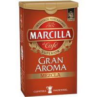 Café molido gran aroma mezcla MARCILLA, click pack 250 g