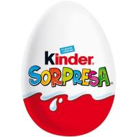 Huevo de chocolate KINDER SORPRESA, 1 ud, 20 g