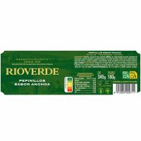 Pepinillos sabor anchoa RIOVERDE, frasco 180 g 