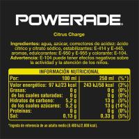 Bebida isotónica citrus POWERADE, botellín 50 cl