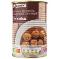 Albondigas en salsa EROSKI, lata 415 g