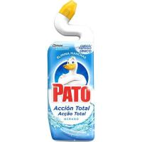 Limpiador wc líquido activo azul PATO, botella 750 ml