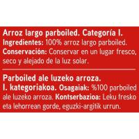 Arroz vaporizado EROSKI, paquete 1 kg