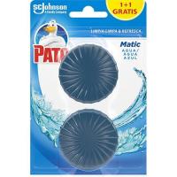 Limpiador cisterna agua azul PATOMATIC, pack 1 ud