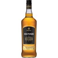 Whisky 100 PIPERS, botella 1 litro
