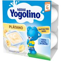 Yogolino de plátano NESTLÉ, pack 4x100 g