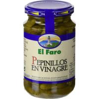 Pepinillos EL FARO, frasco 200 g 