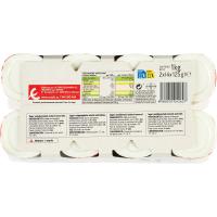 Yogur natural azucarado EROSKI BASIC, pack 8x125 g